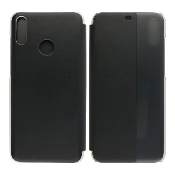 Huawei Huawei Y7 Prime 2019 Uyumlu Smart View Kapaklı Kılıf (Siyah) VR-17846