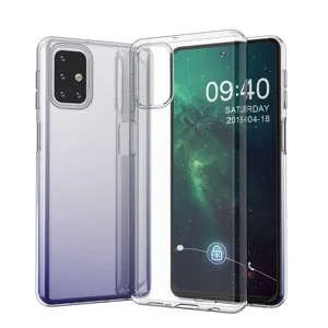 Galaxy M31S Kılıf Zore Süper Silikon Kapak - Renksiz