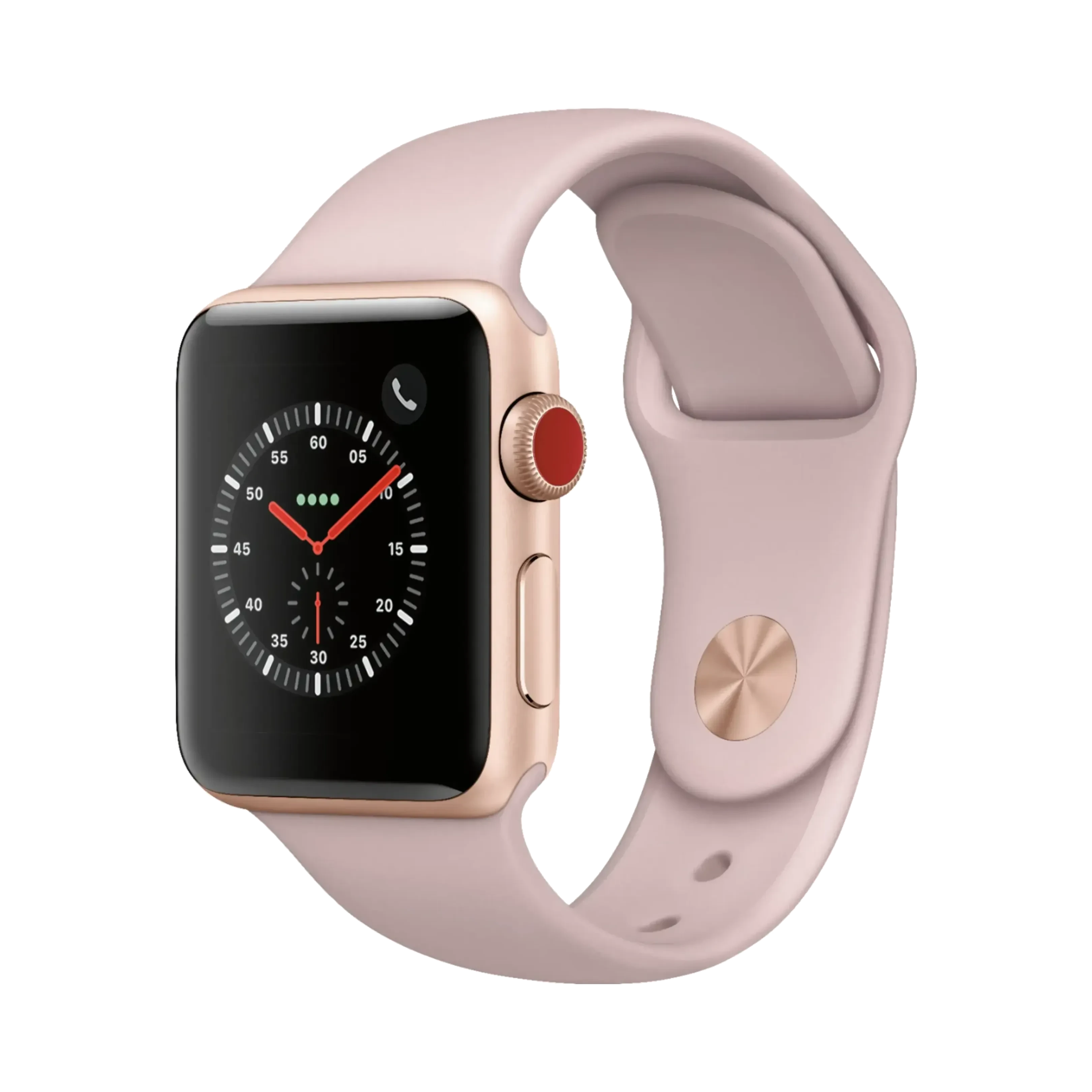 Apple Watch Series 3 - Alüminyum - 38mm - Cellular - Altın