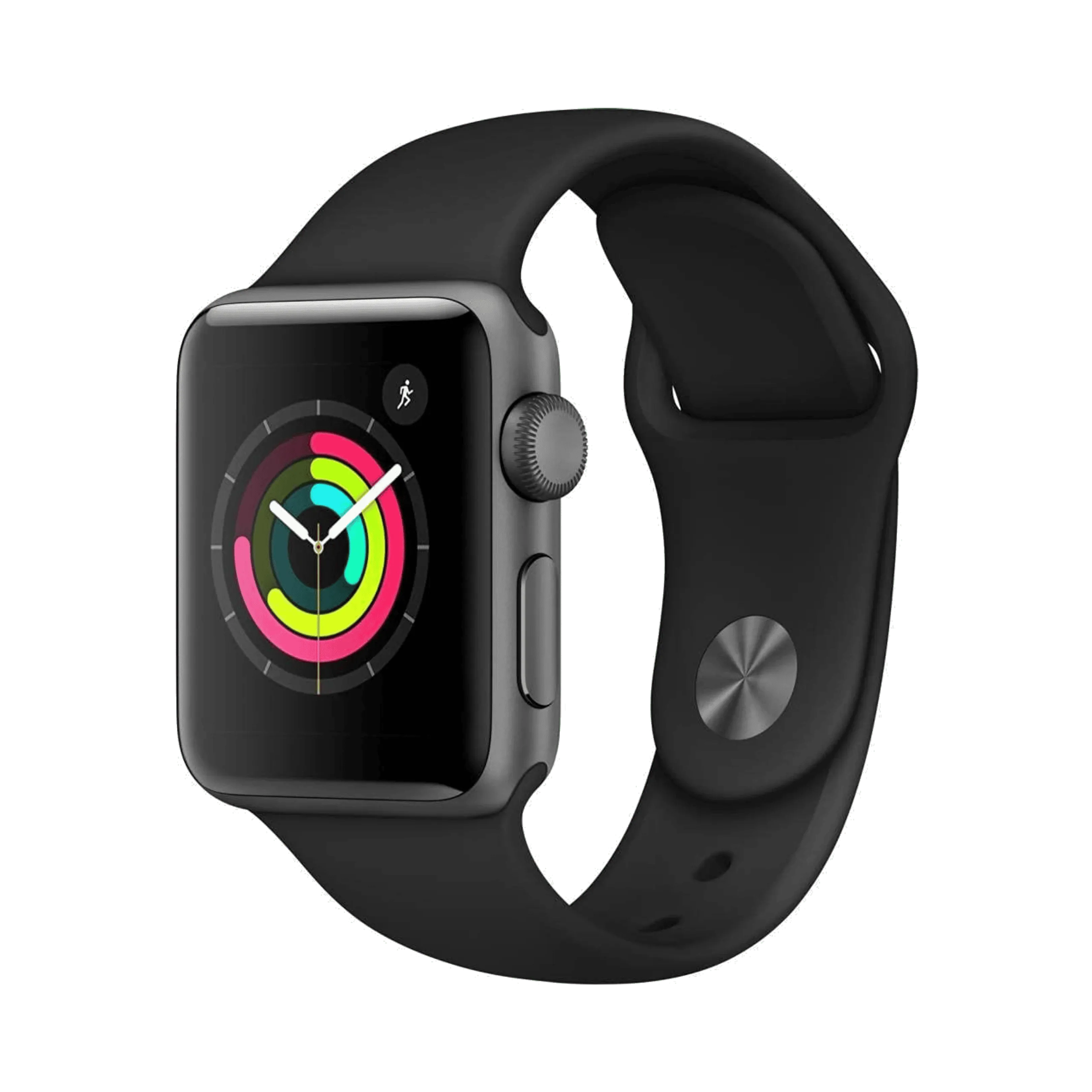 Apple Watch Series 3 - Alüminyum - 38mm - GPS - Gece yarısı