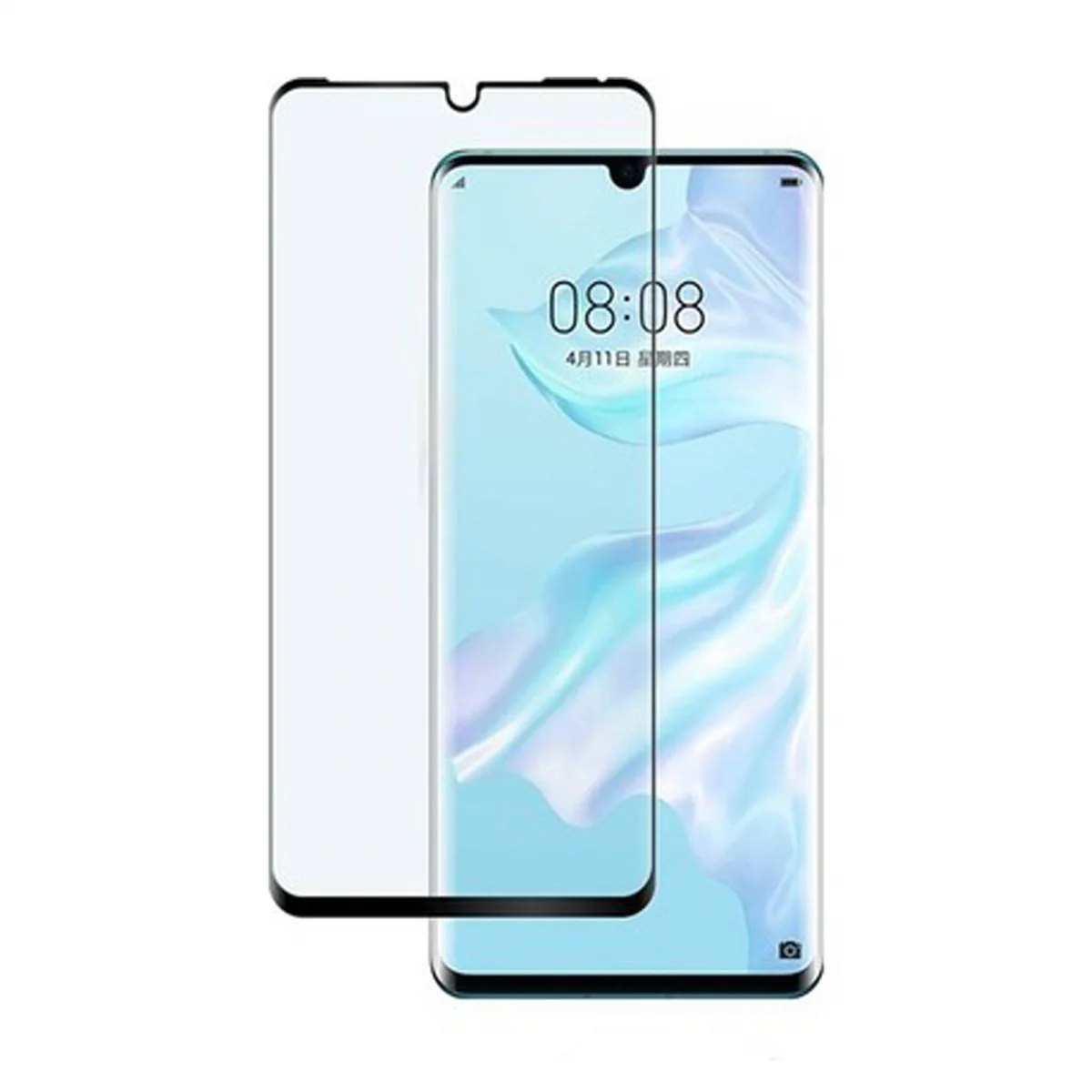 Nettech Huawei P30 Pro Uyumlu Ön Koruma Nano Ekran Koruyucu (Siyah) VR-14914