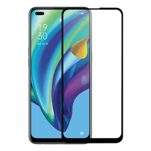 Nettech Oppo Reno 4 Uyumlu Ön Koruma Mat Seramik Nano Ekran Koruyucu (Siyah) NT-88535