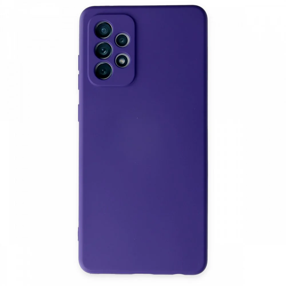 Nettech Samsung Galaxy A72 Uyumlu Nano Arka Koruma Kılıf (Lila) NT-87338