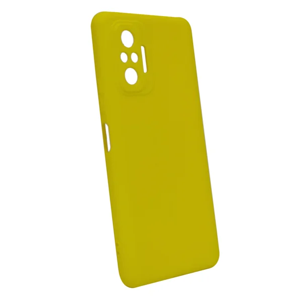 Nettech Xiaomi Redmi Note 10 Pro 4G Uyumlu Nano Arka Koruma Kılıf (Sarı) NT-80841 - 2