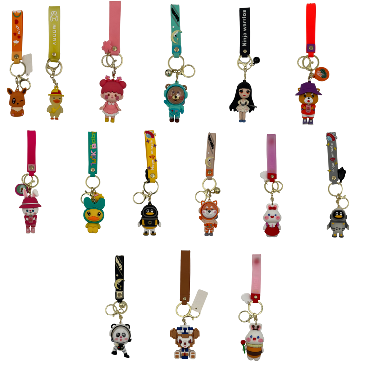 Nettech Figürlü Maskot Anahtarlık (Çeşitli Desen) NT-110169