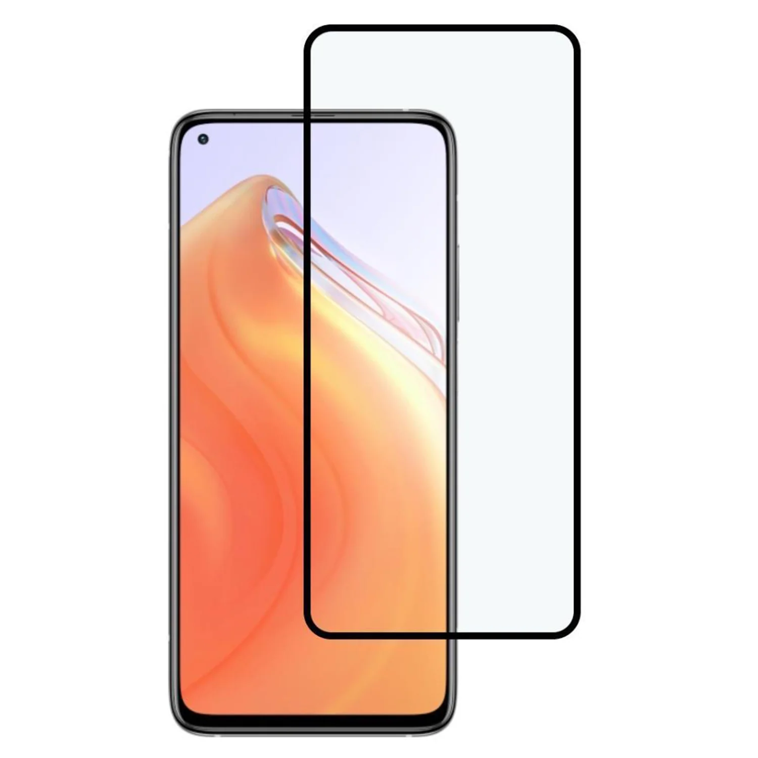 Nettech Xiaomi Mi 10T Uyumlu Ön Koruma Mat Seramik Nano Ekran Koruyucu (Siyah) NT-88475