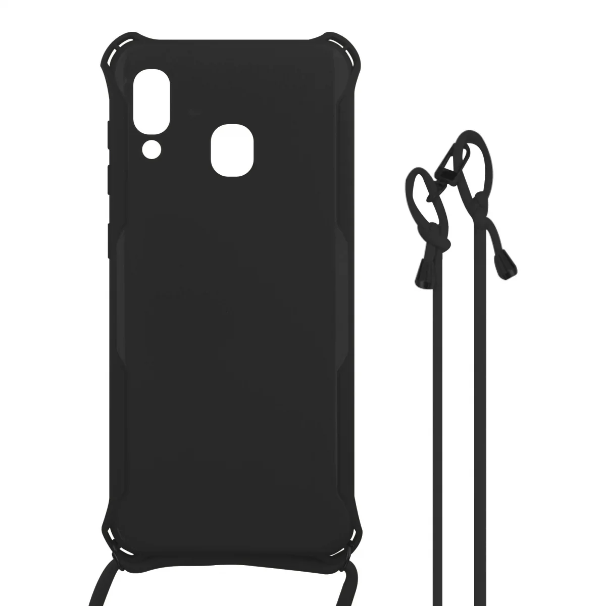 Nettech Samsung Galaxy A30 Uyumlu ipli Nano Arka Koruma Kılıf (Siyah) VR-16956