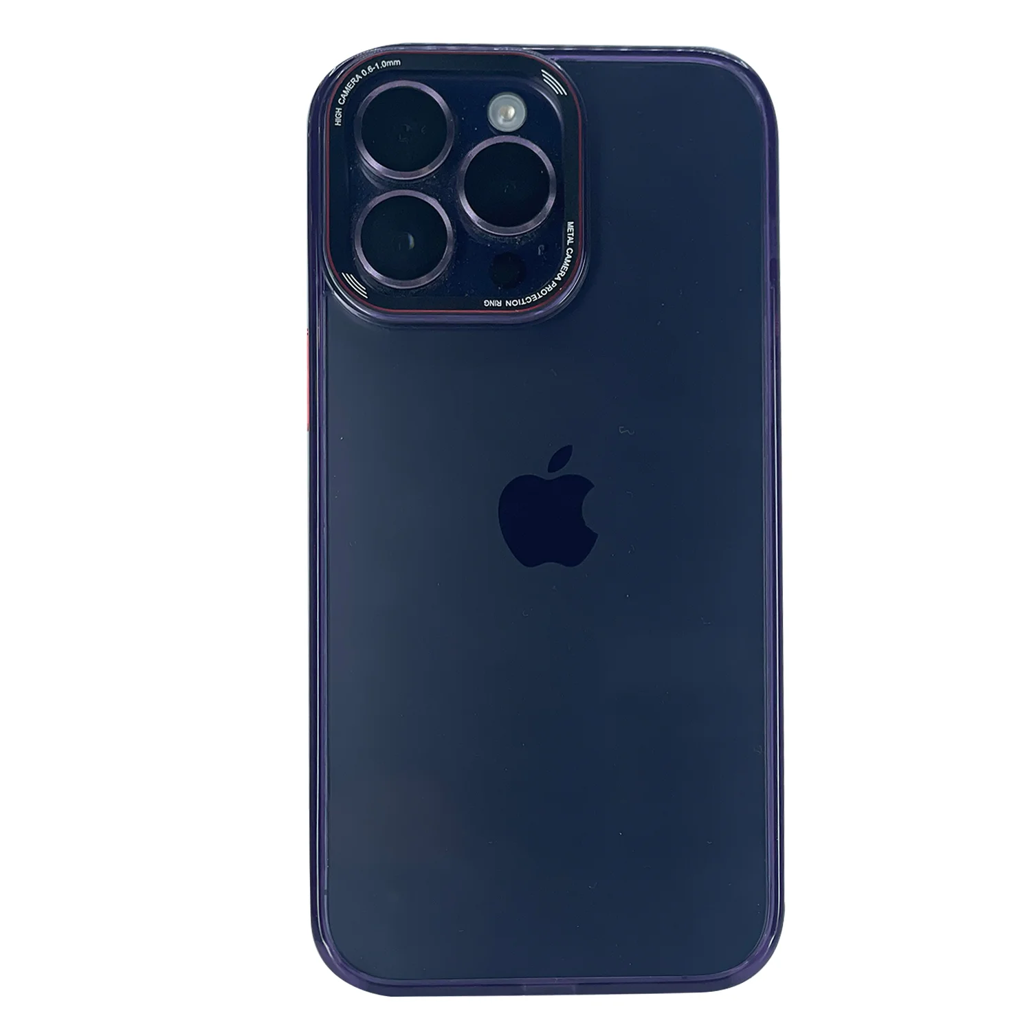 Nettech Apple iPhone 13 Pro Max Uyumlu Mika Renkli Kenar Seri Arka Koruma Kılıf (Mor) NT-99038