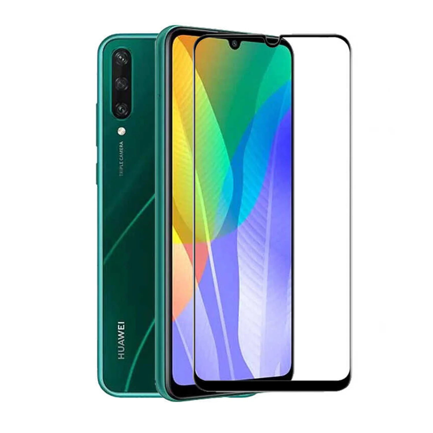 Nettech Huawei Y6P Uyumlu Ön Koruma Seramik Nano Ekran Koruyucu (Siyah) NT-80314