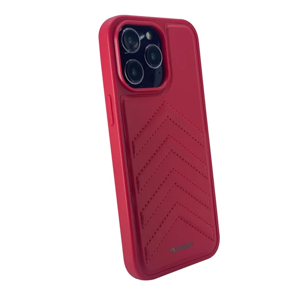 Nettech Apple iPhone 13 Pro Uyumlu Lynko Co Deri Seri Arka Koruma Kılıf (Kırmızı) NT-101708 - 2