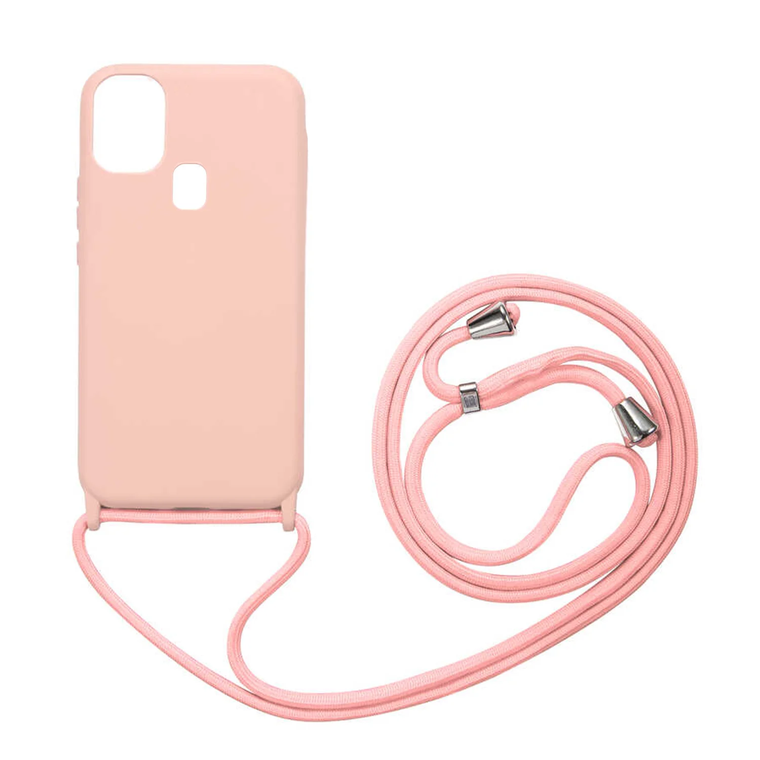 Nettech Samsung Galaxy A21S Uyumlu ipli Nano Arka Koruma Kılıf (Krem) NT-85069