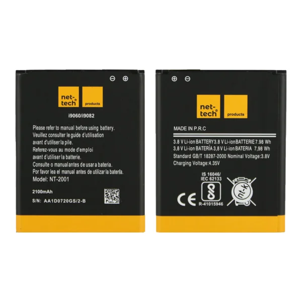 Teknonet Samsung Galaxy i9082 Grand Uyumlu Nettech NT-32426 2100 MAh Batarya NT-32426 - 1