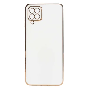 Galaxy A12 Kılıf Zore Bark Kapak - Beyaz
