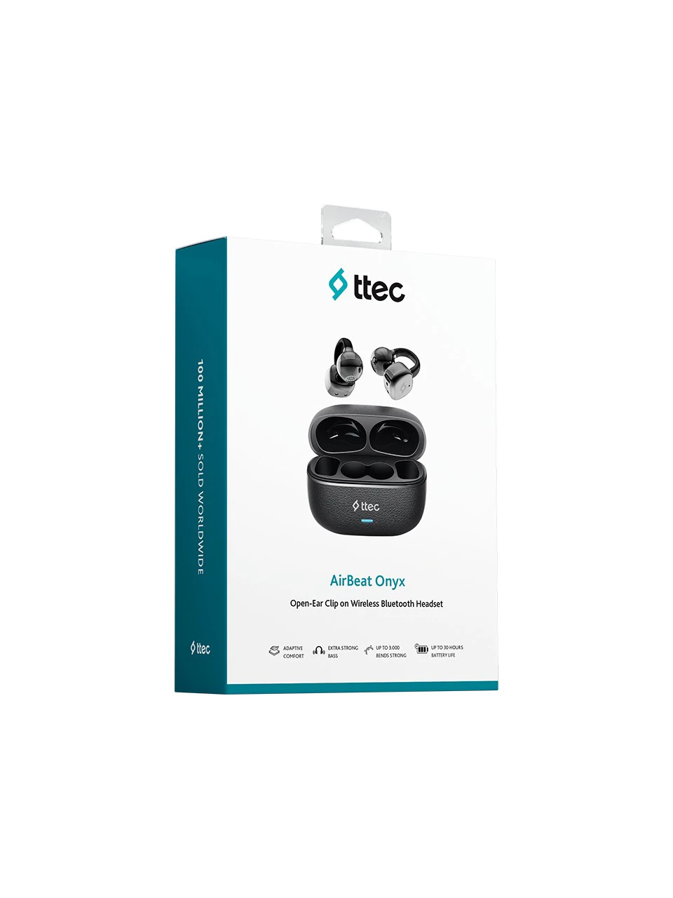 Ttec AirBeat Onyx Açık Kulak Tasarımlı Klipsli Kablosuz Bluetooth Kulaklık