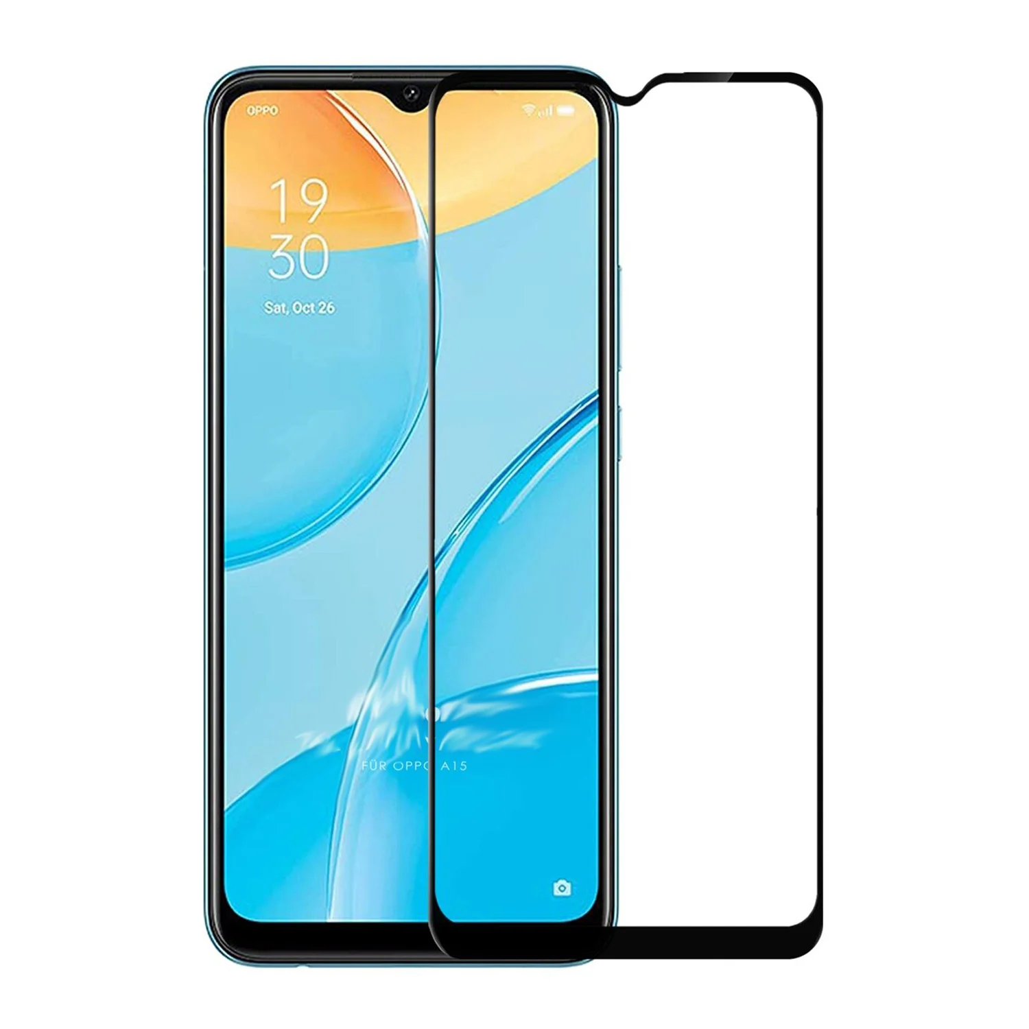 Nettech Oppo A15s Uyumlu Ön Koruma Mat Seramik Nano Ekran Koruyucu (Siyah) NT-88530