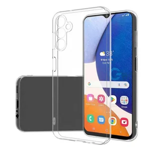 Nettech Samsung Galaxy A14 5G Uyumlu Lüx Seri Kamera Korumalı Arka Koruma Kılıf (Şeffaf) NT-100273