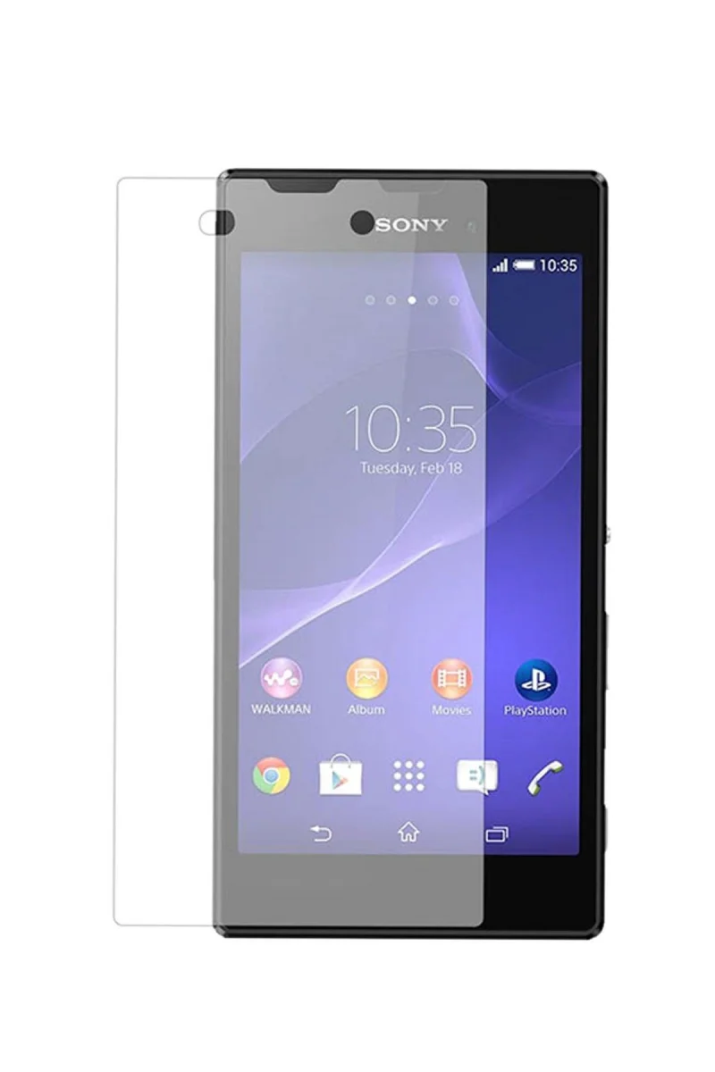 Nettech Sony Xperia T3 Uyumlu Ön Koruma Cam Ekran Koruyucu NT-4042