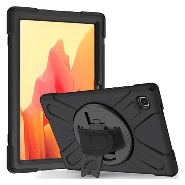 Nettech Samsung Galaxy Tab A7 SM-T500 10.4 inç Uyumlu Sport Seri Arka Koruma (Siyah) NT-94669 - 1