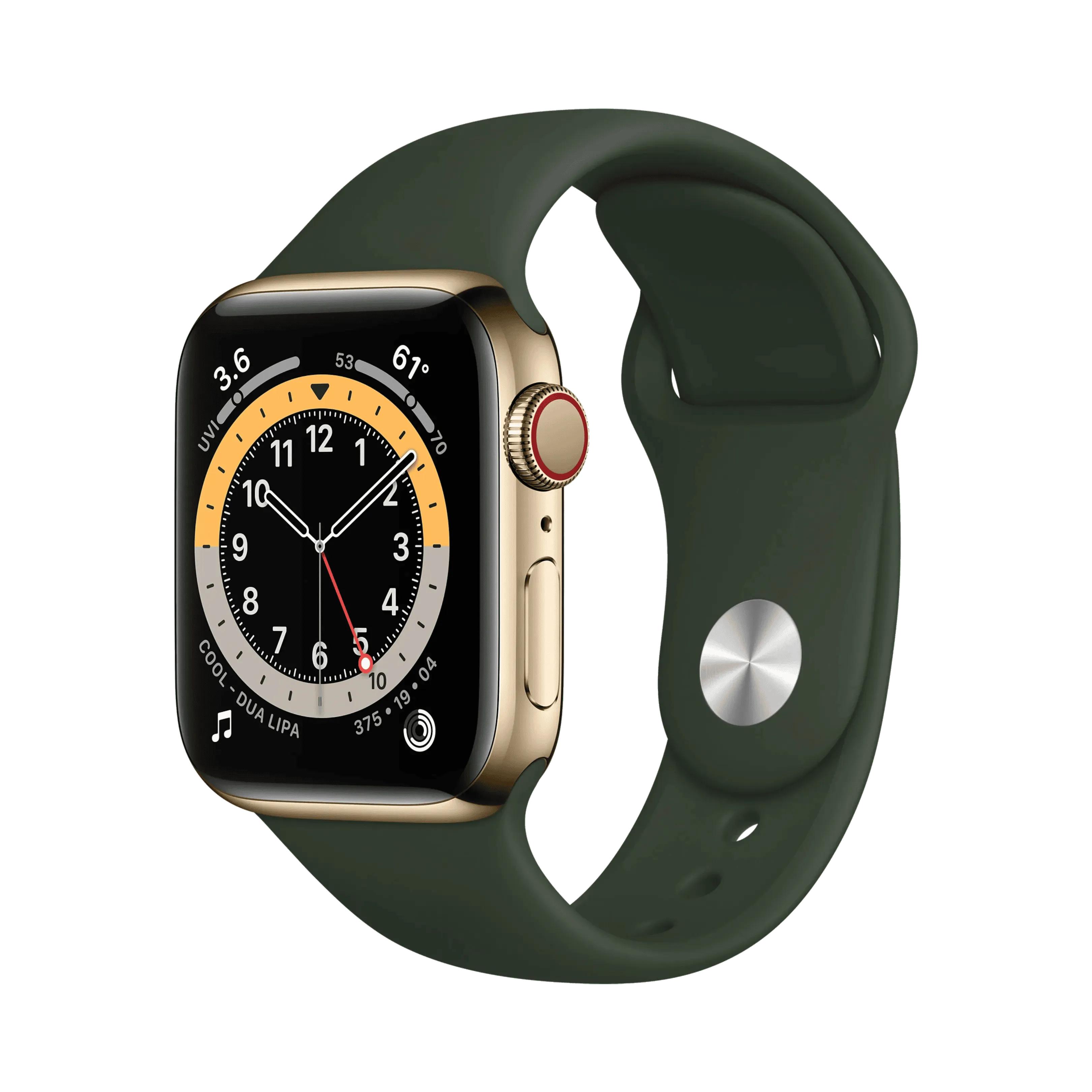 Apple Watch Series 6 - Paslanmaz Çelik - 40mm - Cellular - Altın