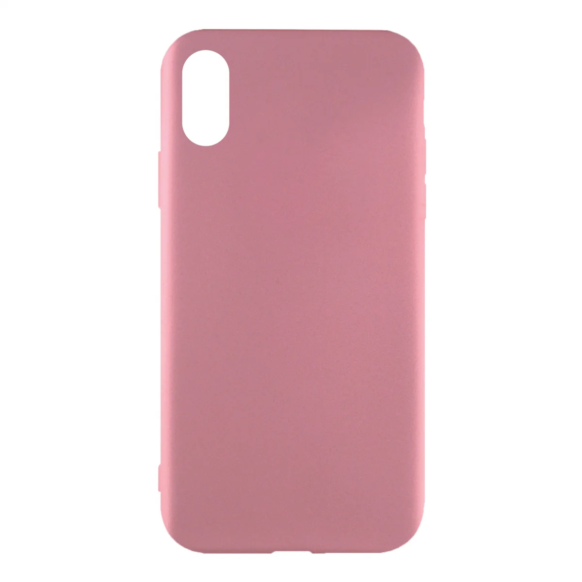 Nettech Apple iPhone XS Max Uyumlu Arka Koruma Arka Koruma Kılıf (Pembe) VR-12359