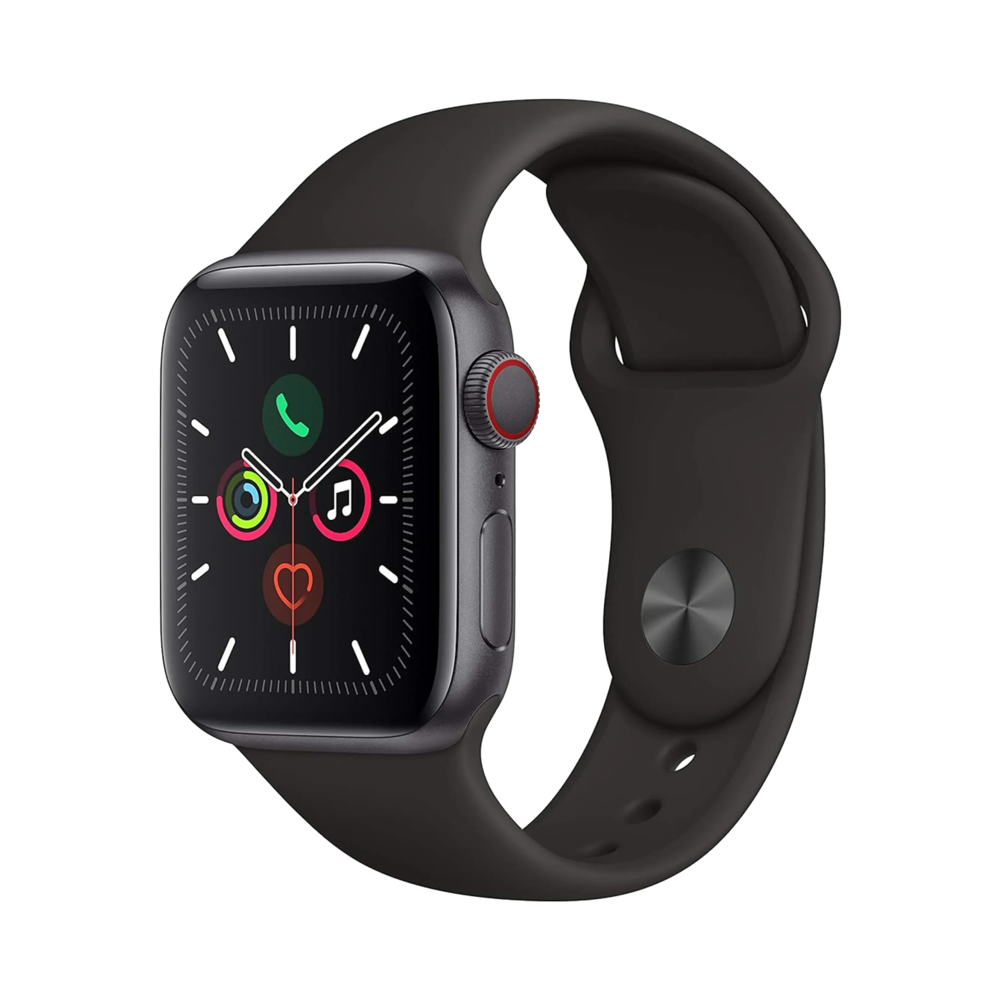 Apple Watch Series 5 - Alüminyum - 40mm - Cellular - Gece yarısı
