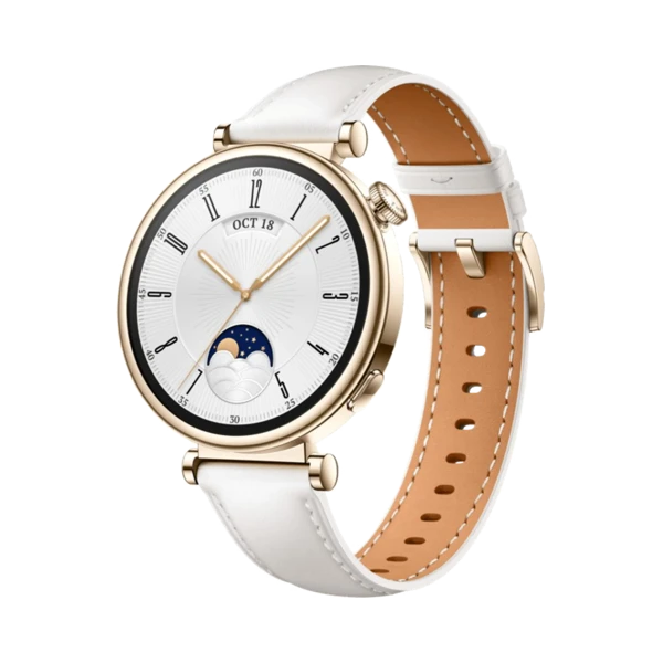 Huawei Watch GT 4 - Paslanmaz Çelik - 41mm - GPS - Beyaz - 1
