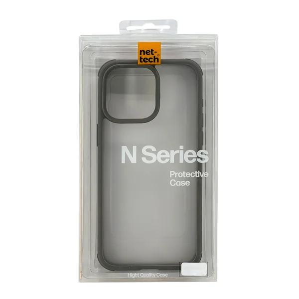 Nettech Apple iPhone 15 Pro Uyumlu Sunday Seri Arka Koruma Kılıf (Gri) NT-104569 - 3
