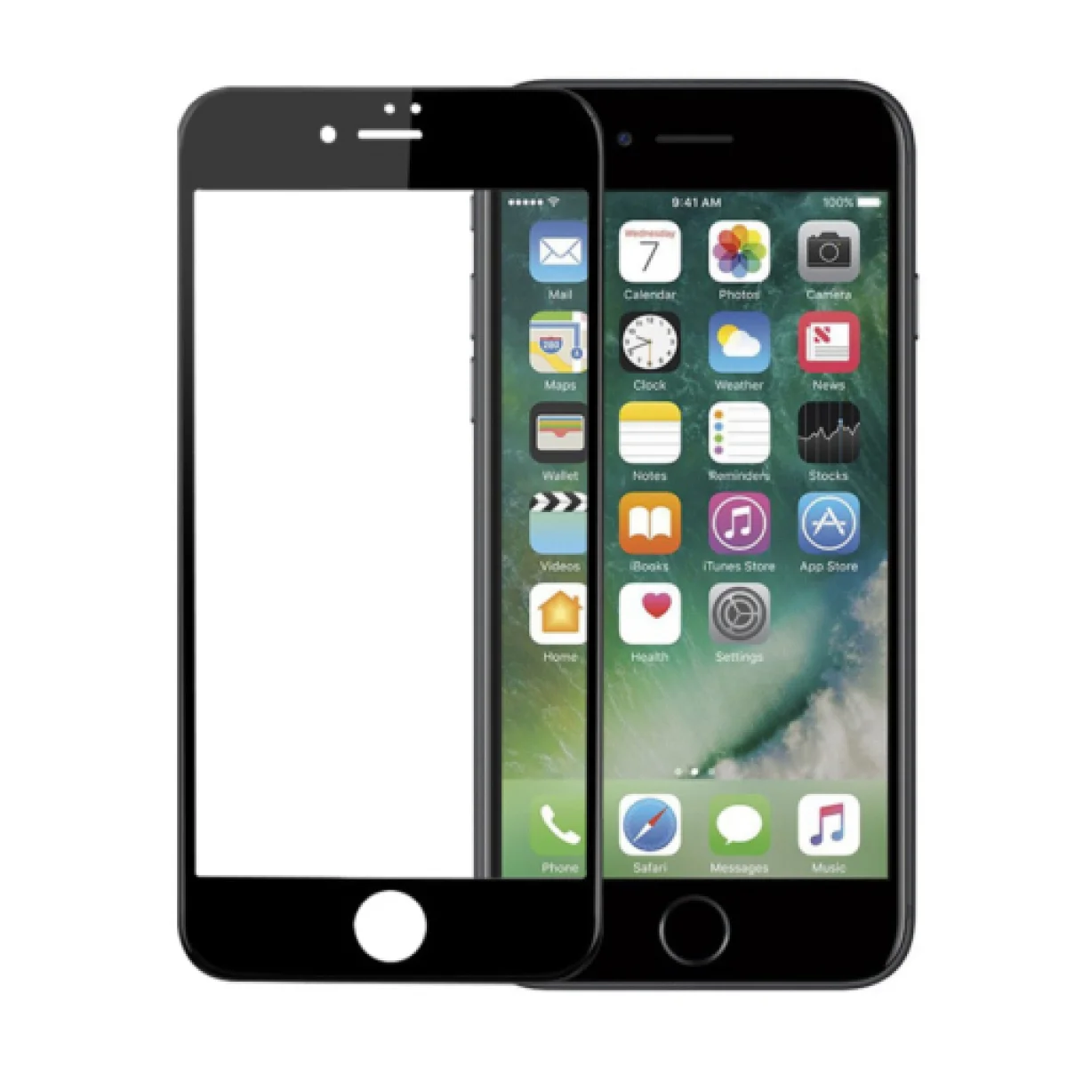 Helt Apple iPhone 6 Plus Uyumlu 3D SuperGlass Full Cam Koruyucu (Siyah) NT-17136