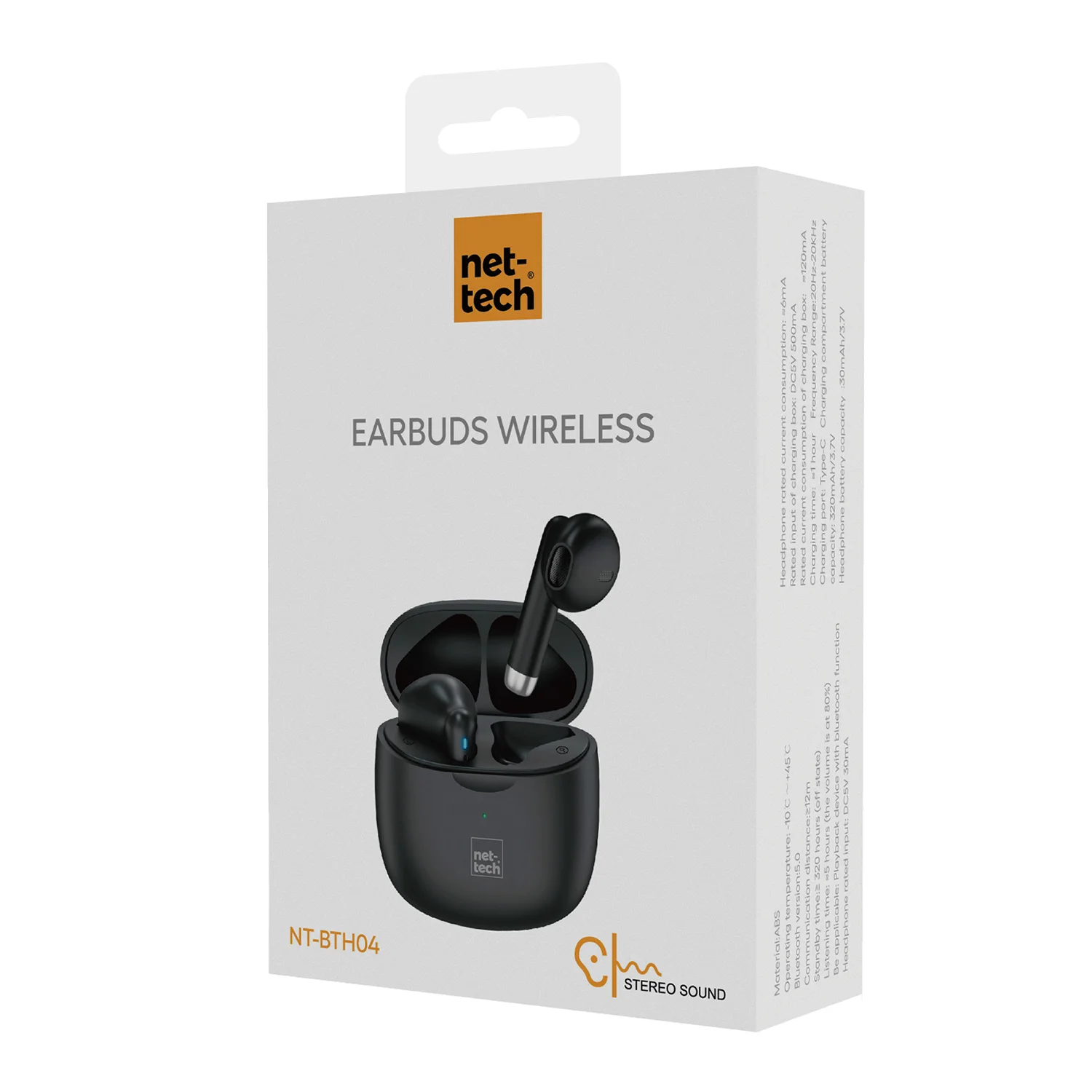 Nettech NT-BTH04 Kulak içi Bluetooth Kulaklık (Siyah) NT-31013