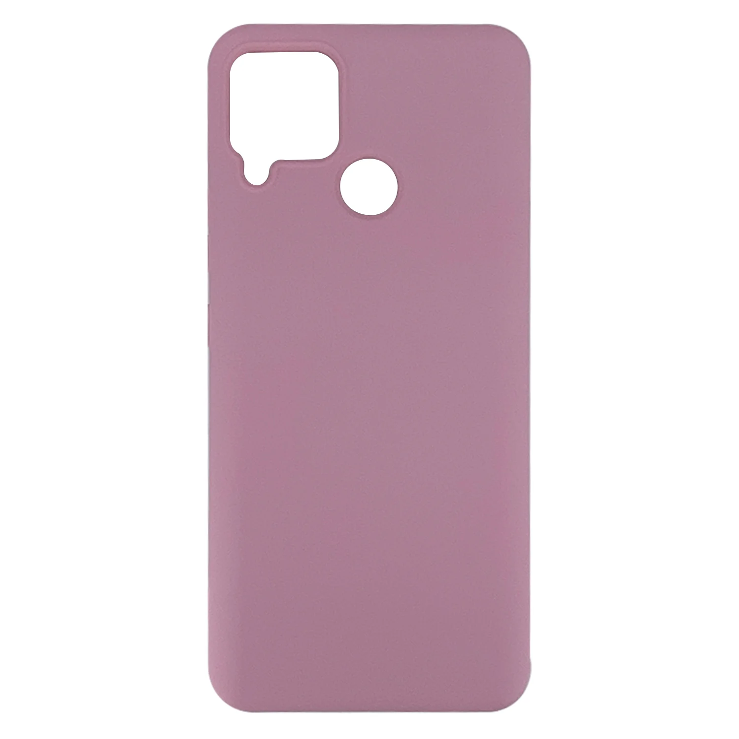 Nettech Realme C15 Uyumlu Nano Arka Koruma Kılıf (Pembe) NT-93211
