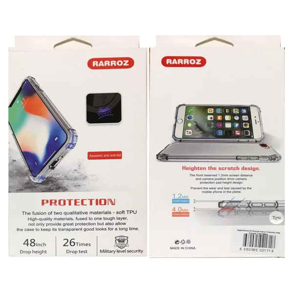 Rarroz Samsung Galaxy A600 A6 2018 Uyumlu Arka Koruma Arka Koruma Kılıf (Şeffaf) VR-10990 - 2