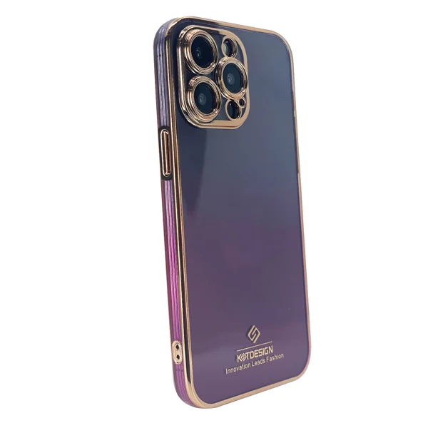 Nettech Apple iPhone 14 Pro Max Uyumlu Kamera Korumalı Renkli Kristal Seri Arka Koruma Kılıf (Pembe) NT-101690 - 2