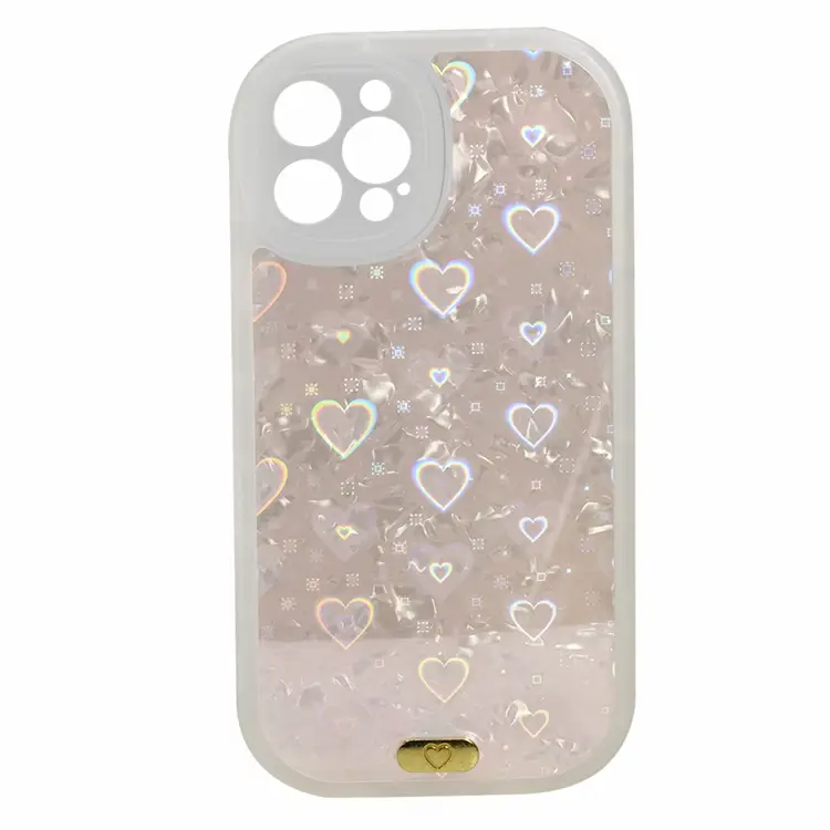 Nettech Apple iPhone 12 Pro Uyumlu Desenli Prizma Seri Arka Koruma Kılıf (Pembe) NT-97045