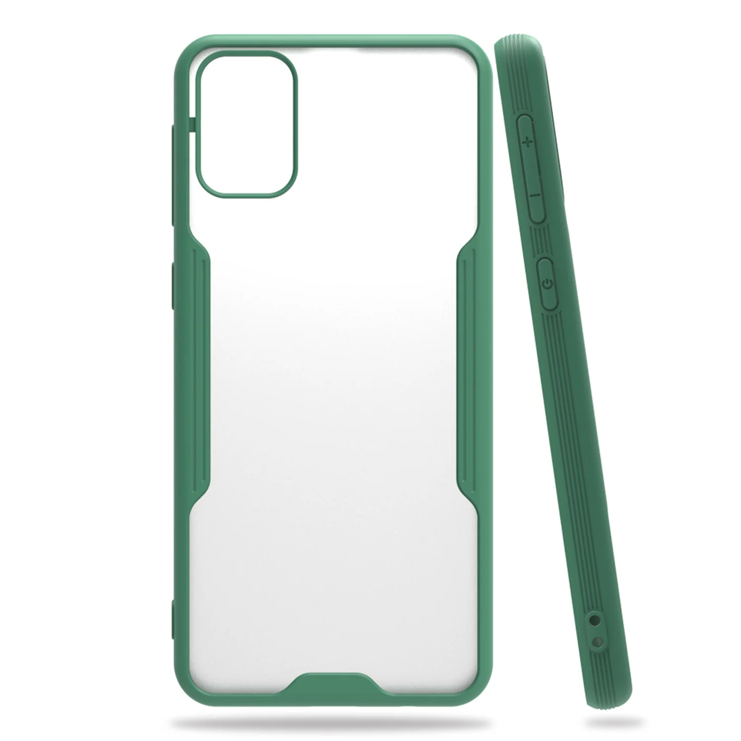 Nettech Samsung Galaxy M21 Uyumlu Platin Seri Arka Koruma Kılıf (Yeşil) NT-86370