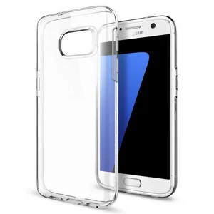 Galaxy S7 Edge Kılıf Zore Süper Silikon - Renksiz