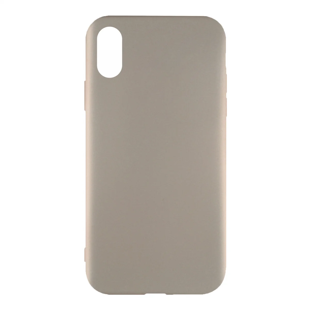 Nettech Apple iPhone XS Max Uyumlu Arka Koruma Arka Koruma Kılıf (Krem) VR-12355
