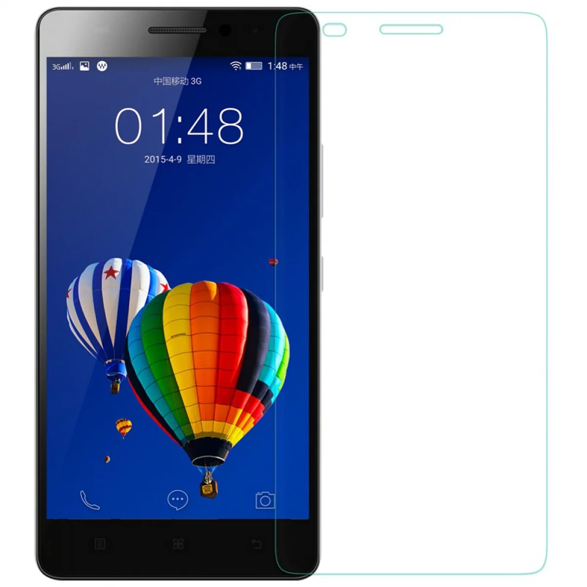 Nettech Lenovo A7000 Uyumlu Ön Koruma Cam Ekran Koruyucu NT-6375
