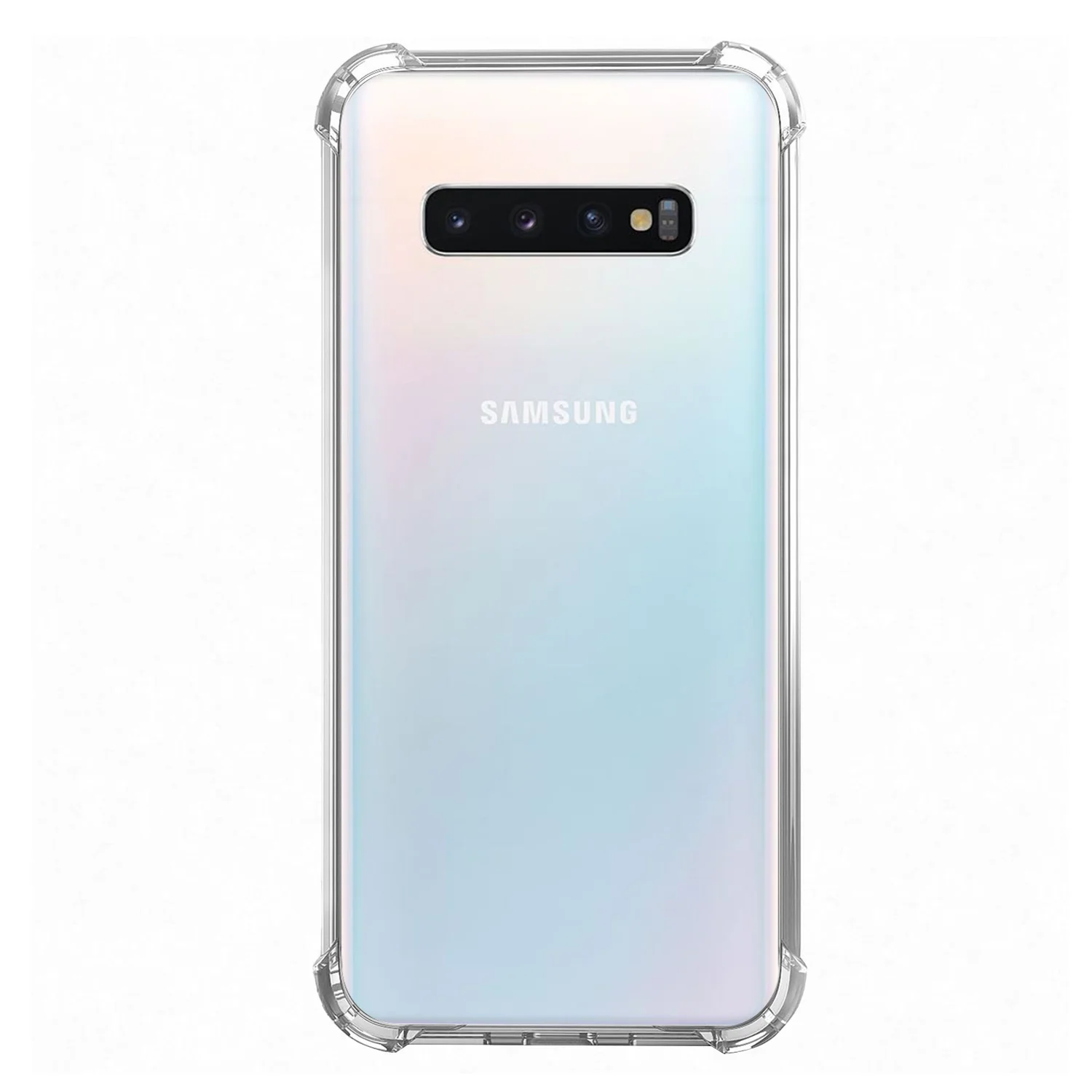 Nettech Samsung Galaxy S10 Uyumlu Rarroz Seri Arka Koruma Kılıf (Şeffaf) NT-88104