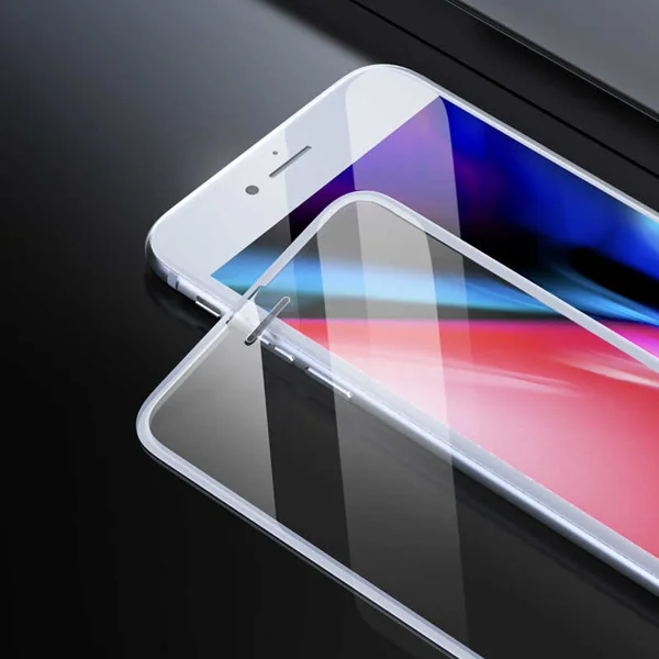 Apple iPhone 6 Zore Anti-Dust Glass Temperli Ekran Koruyucu - Beyaz