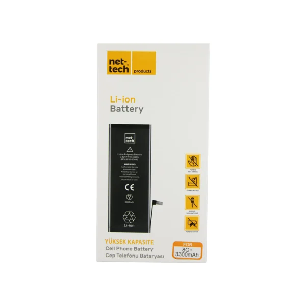 Teknonet Apple iPhone 8 Plus Uyumlu Nettech 3400 mAh Batarya NT-32409 - 2