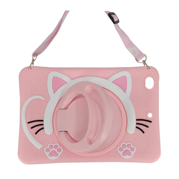 Nettech Apple iPad Mini 3 Uyumlu Maskot Seri Arka Koruma (Pembe) NT-96685 - 2