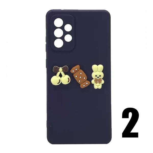 Nettech Samsung Galaxy A72 Uyumlu Maskot Seri Arka Koruma Kılıf (Karışık Renk) NT-106211 - 2