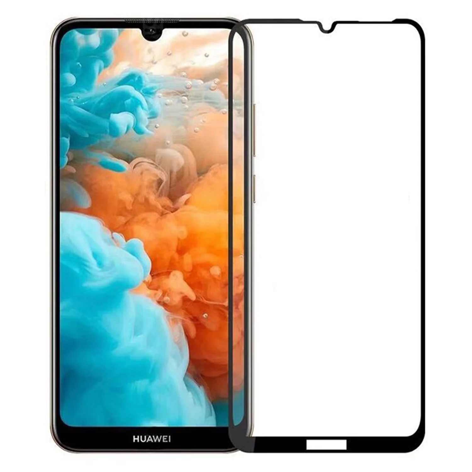 Nettech Huawei Y6 2019 Uyumlu Ön Koruma Mat Seramik Nano Ekran Koruyucu (Siyah) NT-88569