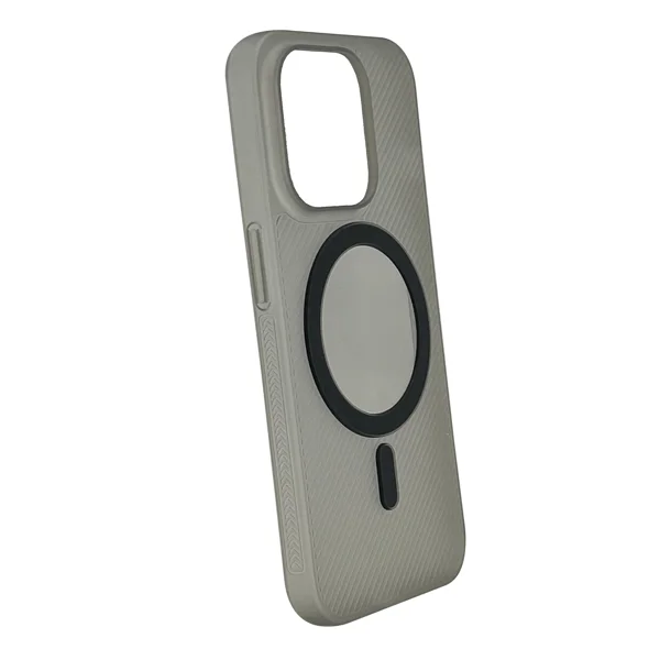 Nettech Apple iPhone 15 Pro Uyumlu NT-N010 Slim Magsafe Arka Koruma Kılıf (Gri) NT-104506 - 2