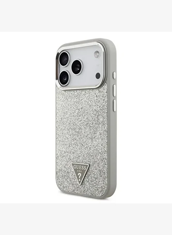 Apple iPhone 17 Pro Metal Kamera Çerçeveli Üçgen Logolu Magsafe kılıf - 3