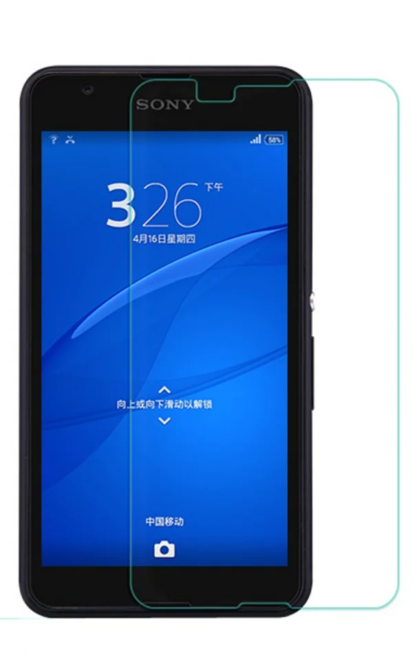 Nettech Sony Xperia E4G Uyumlu Ön Koruma Cam Ekran Koruyucu NT-6380 - 1