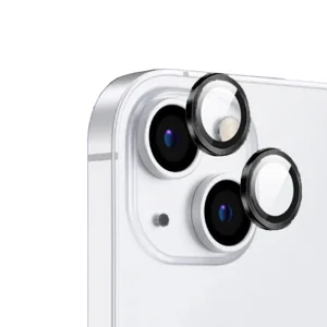 Apple iPhone 13 Zore CL-12 Premium Safir Parmak İzi Bırakmayan Anti-Reflective Kamera Lens Koruyucu - Siyah