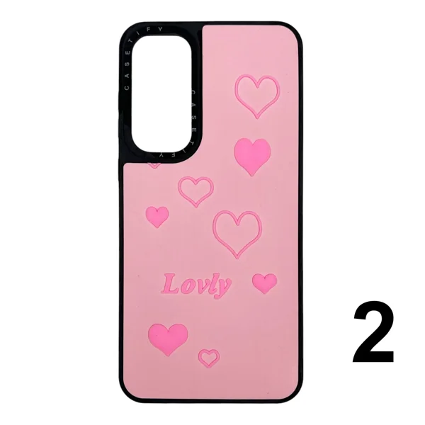 Nettech Samsung Galaxy A15 Uyumlu Casetify Kabartmalı Arka Koruma Kılıf (Karışık Renk) NT-112030 - 2