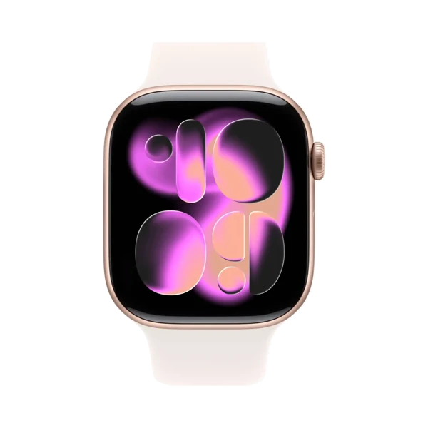 Apple Watch Series 11 - Alüminyum - 46mm - GPS + Cellular - Roze Altın - 2
