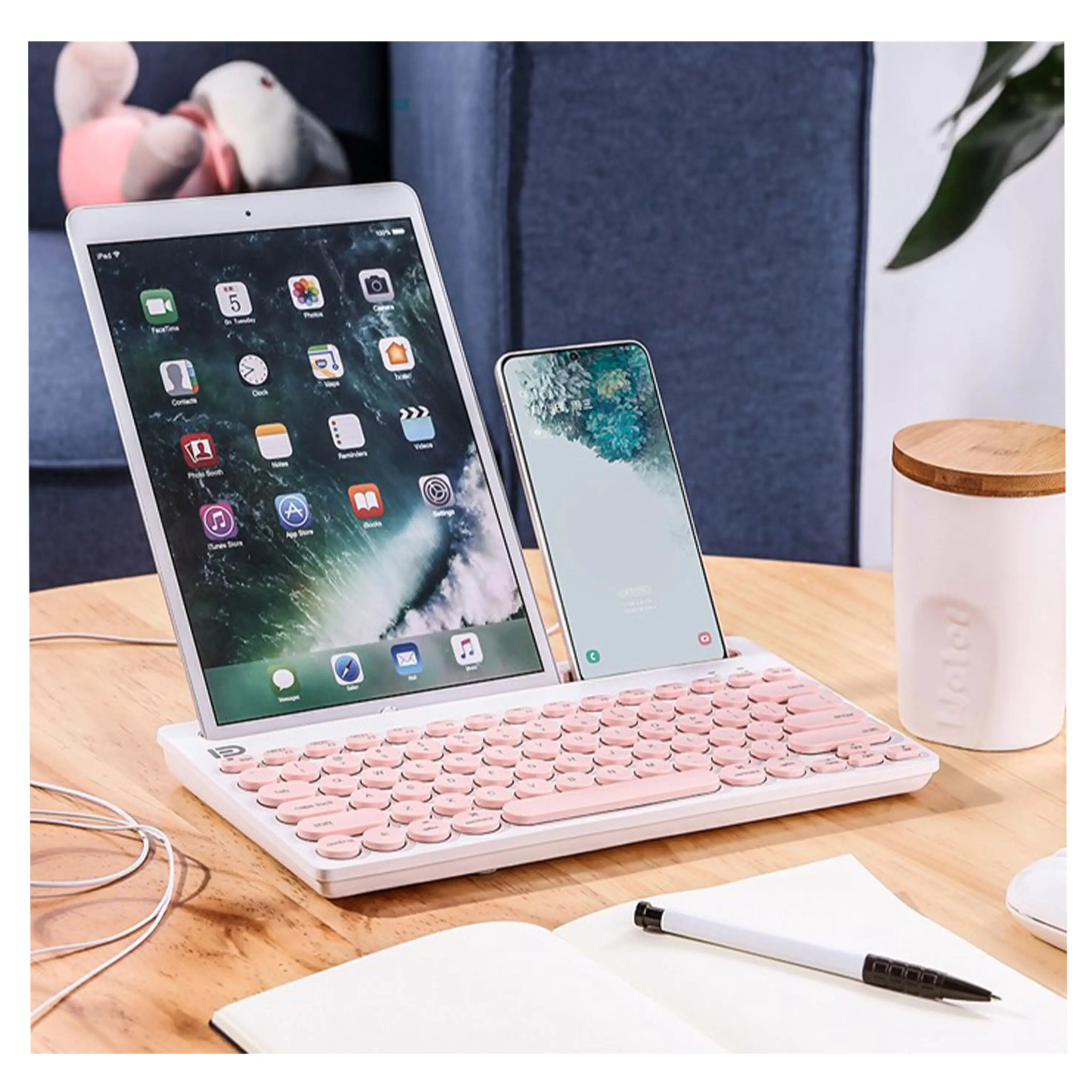 FD İK3381 Bluetooth Klavye (Pembe) NT-105009